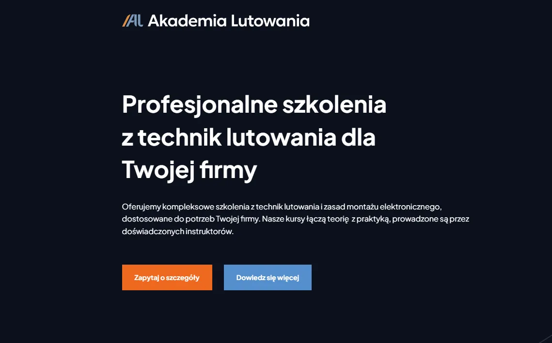 Projekt: Akademia Lutowania