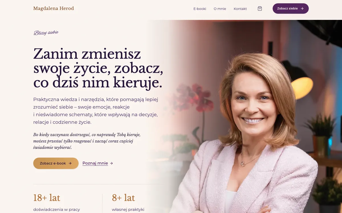 Strona główna magdalenaherod.pl - seria e-booków z kontem kupującego